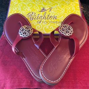 Brighton Alice Sandals Size 9 Color Lipstick